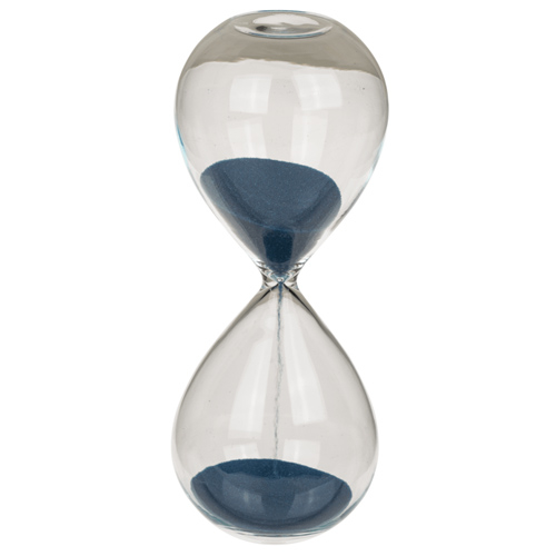 Glass hour, 5 Minute Break - presýpacie hodiny - modrá