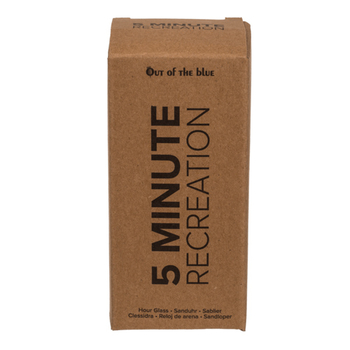 Glass hour, 5 Minute Break - presýpacie hodiny - modrá