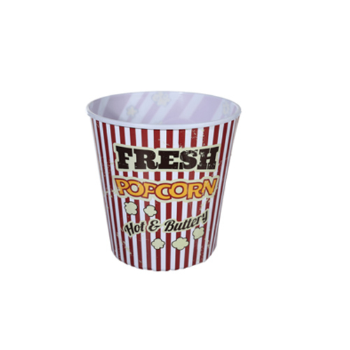Plastové vedierko na popcorn, vintage vzhľad