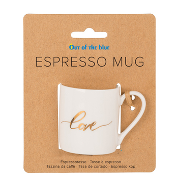 Šálka ​​na espresso, Love, cca 5 x 7 cm