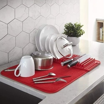 Odkvapkávač riadu UDRY červený