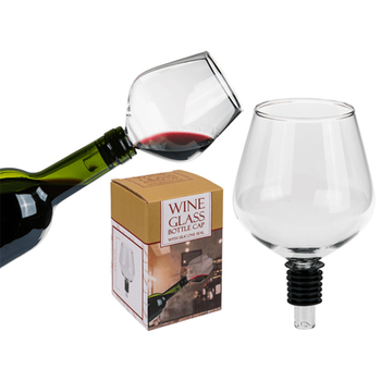 Nástavec na sklenenú fľašu so silikónovým tesnením