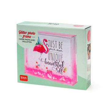 Legami Liquid Glitter Photo Frame - Pink glitter