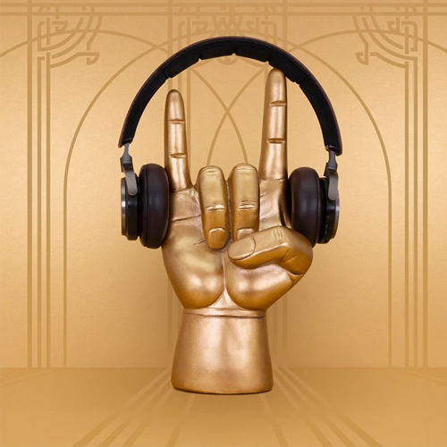 Luckies Rock On Headphone Stand gold 
