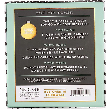 CGB Giftware Going Places Hip Flask - ploskačka 150 ml