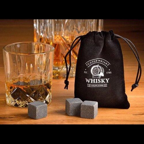 g.wurm - 9pcs basalt stones + a black velvet bag - 9ks čadičových kameňov + čierne zamatové vrecúško