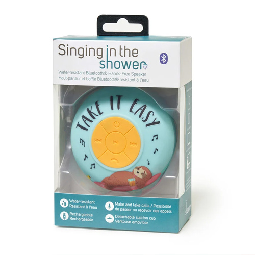 Legami - Singing in the Shower - Water-resistant Bluetooth® Hands-free Speaker - reproduktor do sprchy TAKE IT EASY