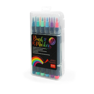 Legami Set of 12 Brush Markers - Sada 12 ks fixkových štetcov