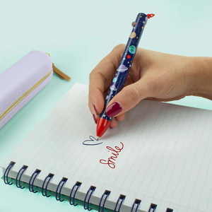 Legami Click&Clack - Two Colour Ballpoint Pen - Space - dvojfarebné pero