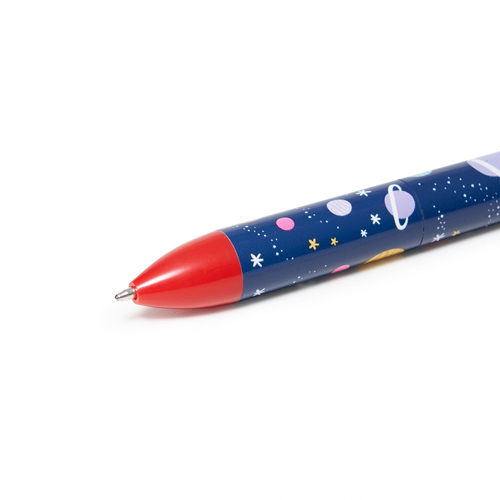 Legami Click&Clack - Two Colour Ballpoint Pen - Space - dvojfarebné pero