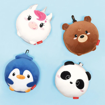 Legami BEAR - Roztomilý cestovný vankúšik s maskou na spanie