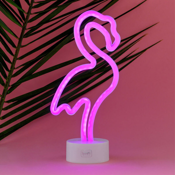 Legami Neon Effect Led Lamp - It's a Sign - neonová lampa Flamingo