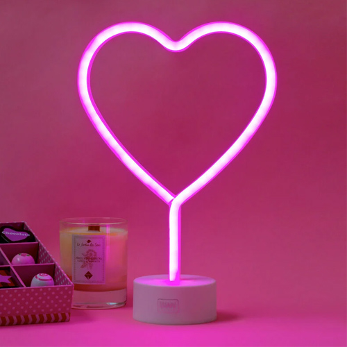 Legami Neon Effect Led Lamp - It's a Sign - neonová lampa Heart