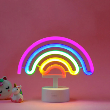 Legami Neon Effect Led Lamp - It's a Sign - neonová lampa Rainbow