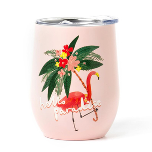 Legami Vacuum Tumbler - Hot & Cold - Flamingo - vákuový pohár 325ml