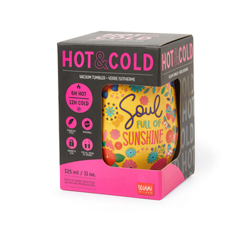 Termohrnček 325ml Legami Vacuum Tumbler - Hot & Cold - SUNSHINE