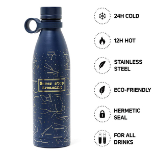 Legami - Hot&Cold - 800 Ml Vacuum Bottle - STARS vakuová fľaša 