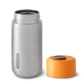 Termoska nerezová 340ml BLACK + BLUM - travel cup orange termohrnček 340ml