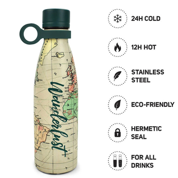 Legami - Hot&Cold - 500 Ml Vacuum Bottle - TRAVEL vakuová fľaša 