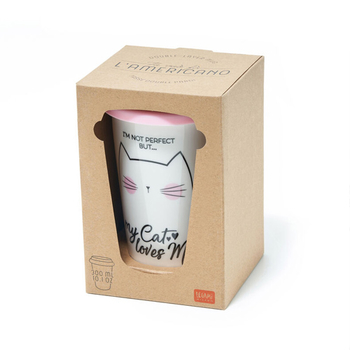 Legami Tu Vuò Fa' L'Americano - Porcelain Mug - CATS - porcelanová šalka 300ml