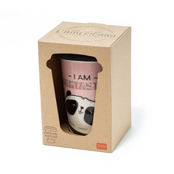 Legami Tu Vuò Fa' L'Americano - Porcelain Mug - PANDA - porcelanová šalka 300ml
