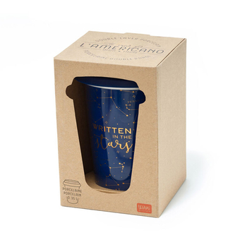 Legami Tu Vuò Fa' L'Americano - Porcelain Mug - STARS - porcelanová šalka 300ml