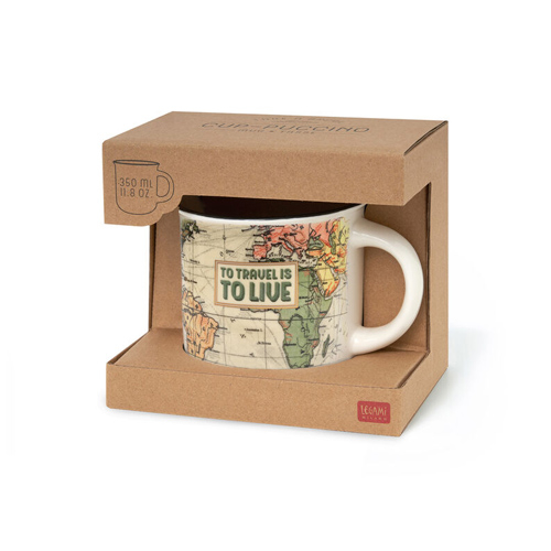 Legami šálka Travel - Porcelain Mug - Cup-Puccino
