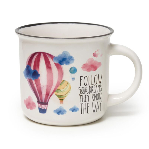 Legami šálka AIR BALLOON - Porcelain Mug - Cup-Puccino