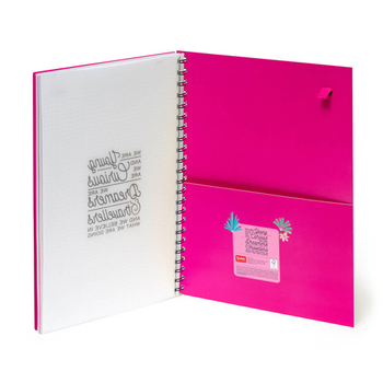 Legami zošit Trio - 3 v 1  A4 Notebook With Spiral - FLORA