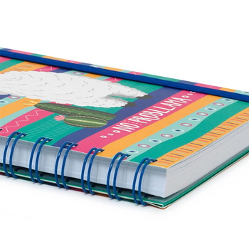 Legami zošit linajkový A5 200 strán - Lined Spiral Notebook - A5 Sheet - Large - LLAMA