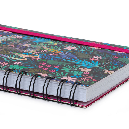 Legami zošit linajkový A5 200 strán - Lined Spiral Notebook - A5 Sheet - Large - FLORA