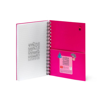 Legami zošit linajkový A5 200 strán - Lined Spiral Notebook - A5 Sheet - Large - FLORA