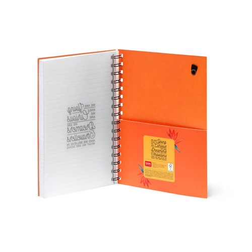 Legami zošit linajkový A5 200 strán - Lined Spiral Notebook - A5 Sheet - Large - TROPICAL VIBES
