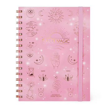 Legami zošit linajkový A5 200 strán - Lined Spiral Notebook - A5 Sheet - Large - MAGIC