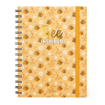Legami zošit linajkový A5 200 strán - Lined Spiral Notebook - A5 Sheet - Large - BEE