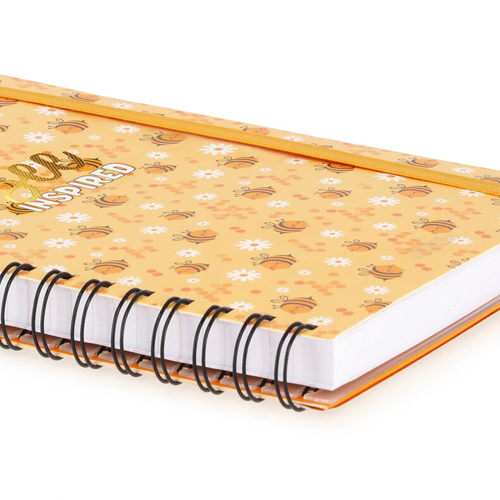Legami zošit linajkový A5 200 strán - Lined Spiral Notebook - A5 Sheet - Large - BEE