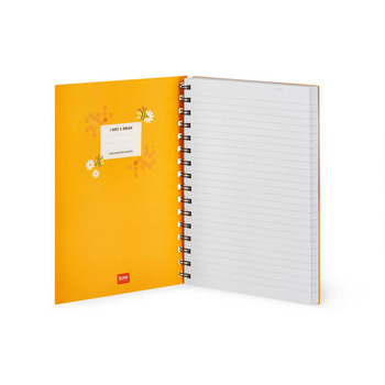 Legami zošit linajkový A5 200 strán - Lined Spiral Notebook - A5 Sheet - Large - BEE