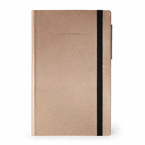 Legami notes linajkový  13 x 21cm ROSE GOLD, My Notebook - Lined - Medium