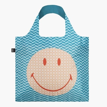 Nákupná taška LOQI Smiley Geometric Recycled
