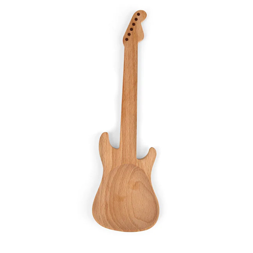 Kikkerland gitarové šalátové naberačky Rockin - bukové drevo