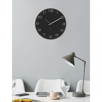 Hodiny Karlsson Vintage - čierne KA4401, priemer 35cm