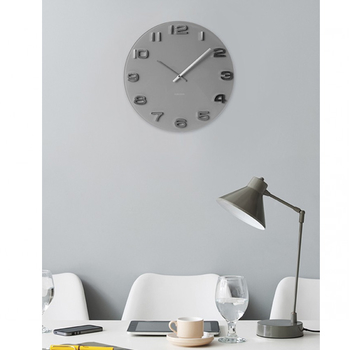 Hodiny Karlsson Vintage - sivá KA5489GY, priemer 35cm