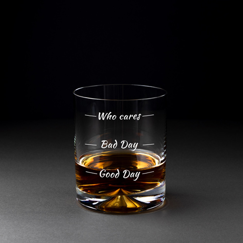 Pohár na whisky Who cares